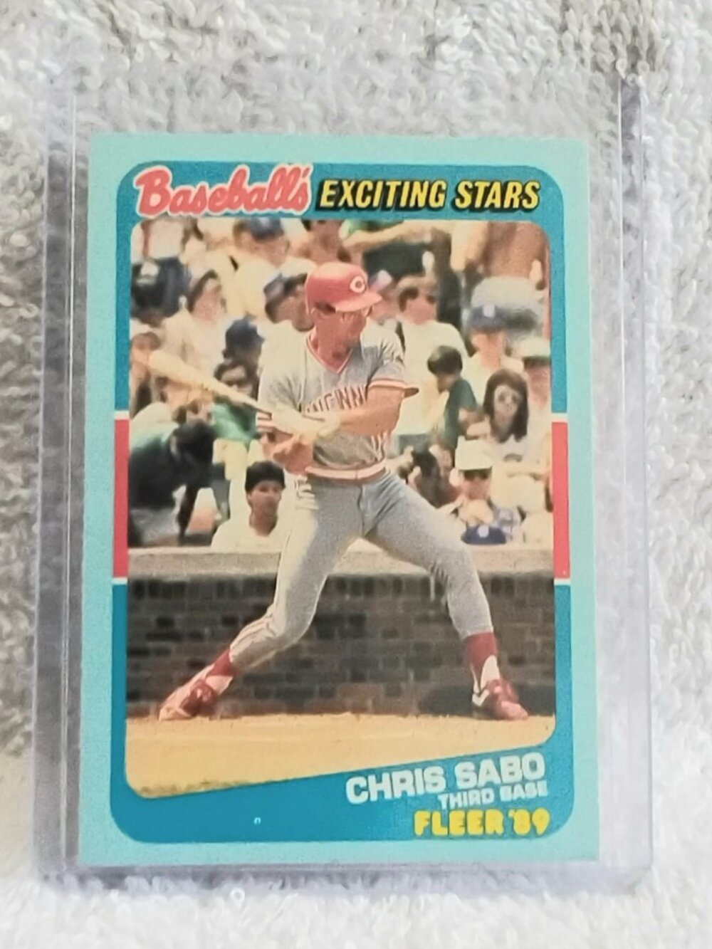 5/$20 Mint 1989 Fleer Chris Sabo Baseball's Exciting Stars RC MLB Card 35!!
